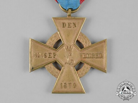 Military Merit Cross, 1870-1871 (in bronze gilt) Reverse