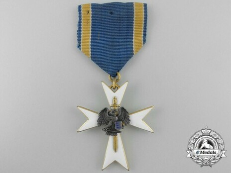 White Cross of the Estonian Defence League, III Class Obverse