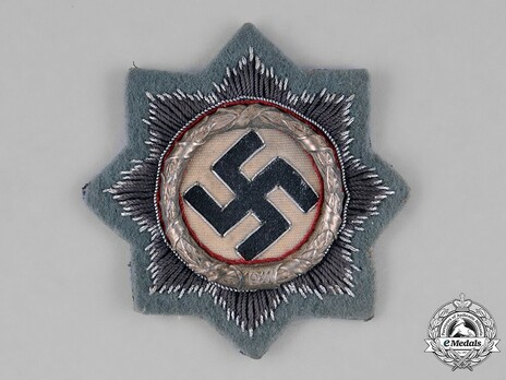 German Cross, in Silver, in Cloth Obverse