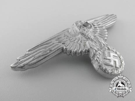 Waffen-SS Metal Cap Eagle Type II, by F. Wagner (zinc) Obverse