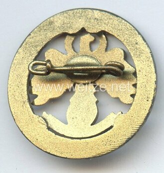 Tyrolean Marksmanship 3 Years of Gau Champion Shooter Badge, Small Reverse