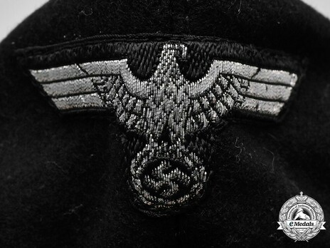 German Army Panzer General's Field Cap M42 Eagle Detail