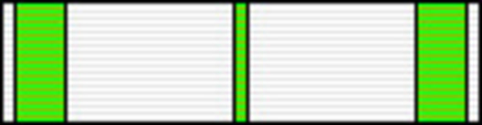 II Class Medal (for Scientific Research, 2000-) Ribbon