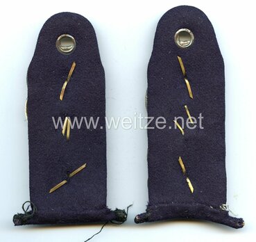 Kriegsmarine Defensive Ordnance Kapitän zur See Shoulder Boards Reverse