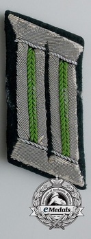 German Army Panzer Grenadier Officer Ranks Field Collar Tabs Obverse