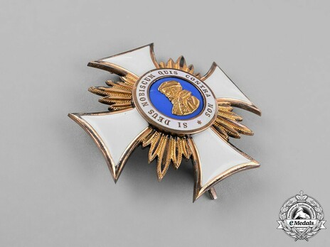 Order of Philip the Magnanimous, Type II, Commander Breast Star (with golden rays) Obverse