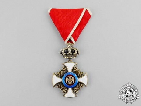 Order of the Star of Karageorg, Civil Division, IV Class Obverse