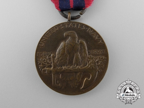 Bronze Medal (for Navy) Reverse