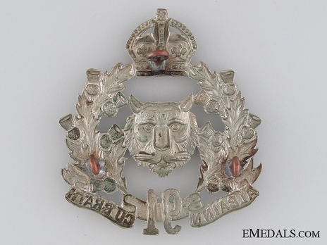 91st Infantry Battalion Other Ranks Cap Badge Reverse