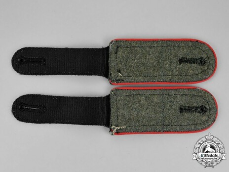 Waffen-SS Artillery Scharführer Shoulder Boards Reverse