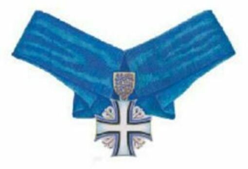 Order of the Cross of Terra Mariana, II Class Cross Obverse