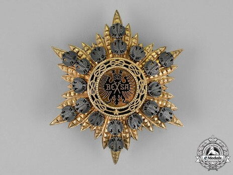 Order of Fidelity, Type II, Grand Cross Breast Star Obverse