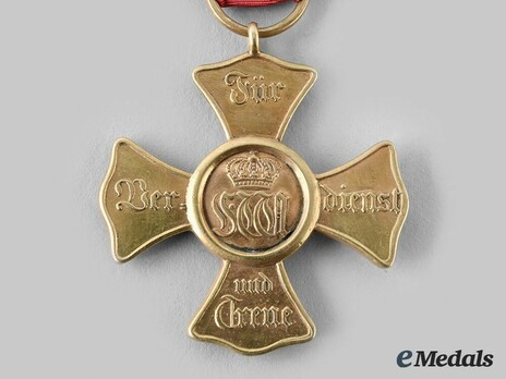 Civil Merit Cross in Gold (1849/1851) Obverse