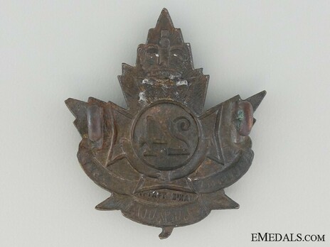 24th Infantry Battalion Officers Collar Badge Reverse