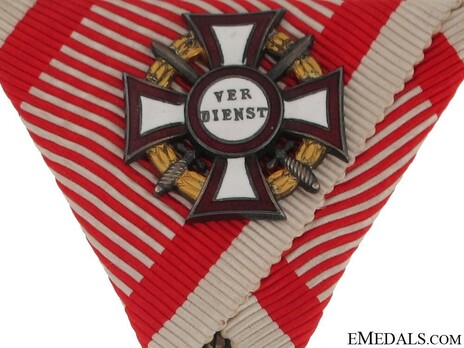 Military Merit Cross, Type II, Military Divison, Miniature I Class Cross (with Silver Swords)