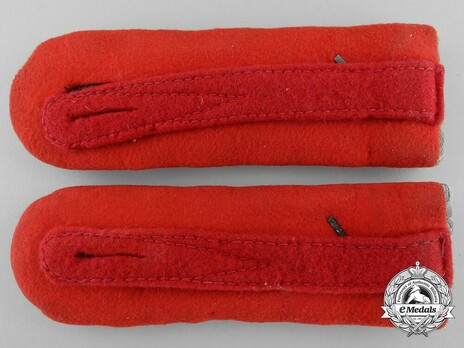 German Army Artillery & Ordnance Oberleutnant Shoulder Boards Reverse