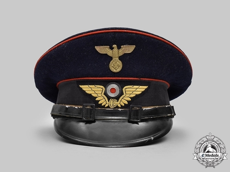 Reichsbahn 1941 Pattern Pay Group Lower Ranks Visor Cap Front