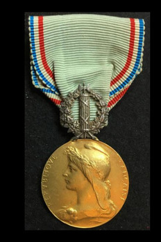 Medal of Honour for Colonial Prison Administration, Gold Medal (stamped "A.DESAIDI.EDIT." and "O.ROTY")