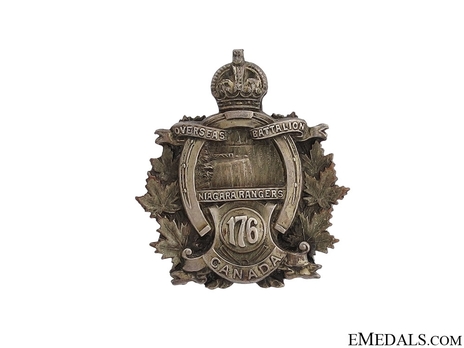 176th Infantry Battalion Officers Collar Badge Obverse