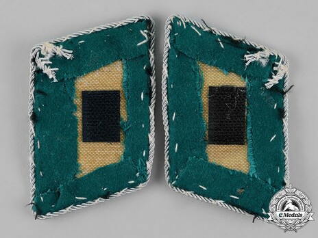 Luftwaffe Administrative Leutnant Collar Tabs (Gehobener Dienst) Reverse