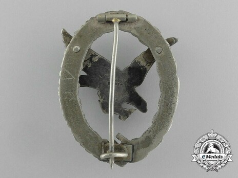 Air Gunner & Flight Engineer Badge, by C. E. Juncker (in tombac) Reverse