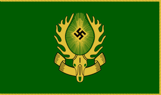 Deutsche Jägerschaft Reichsjagdrat Member Flag Obverse