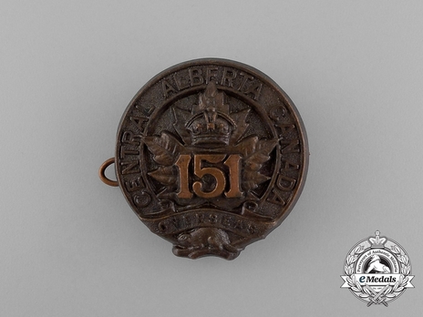 151st Infantry Battalion Other Ranks Cap Badge Obverse