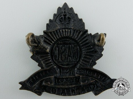 1st Overseas Training Depot Other Ranks Cap Badge Reverse