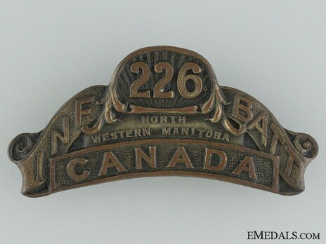 226th Infantry Battalion Other Ranks Shoulder Title Obverse