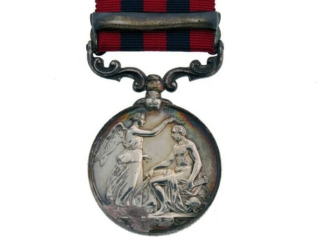 Silver Medal (with "NORTHWEST FRONTIER" clasp) Reverse