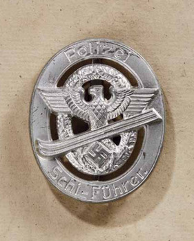 Police Ski Leader Badge Obverse