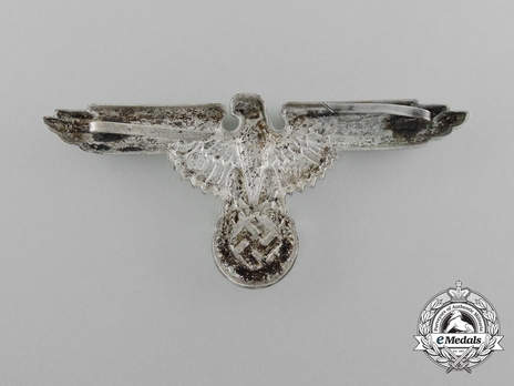 Waffen-SS Metal Cap Eagle Type II, by F. Wagner (cupal) Reverse