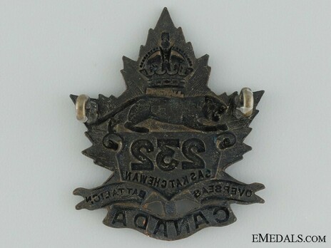 232nd Infantry Battalion Other Ranks Cap Badge Reverse