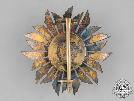 Grand Officer Breast Star Reverse