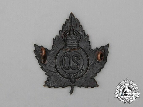 20th Infantry Battalion Other Ranks Cap Badge Reverse