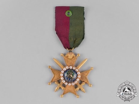 Order of the Doranie Empire (Nishan i Daulat i Durrani), III Class Commander Obverse