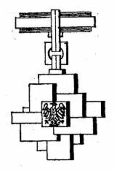 Decoration for Merit to the Construction and Building Materials Industry, II Class Obverse