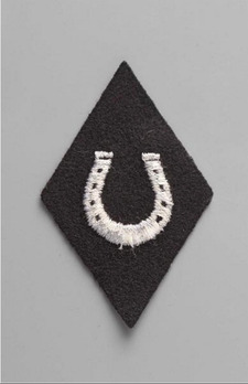 SS-VT Farrier NCO/EM Trade Insignia Reverse