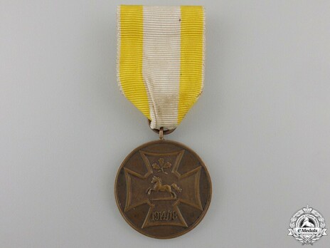 Commemorative War Medal of the Hanover Military Association (in bronze) Obverse