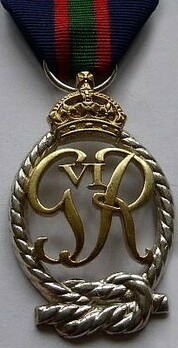 Silver Medal (with GVIR cypher) Obverse