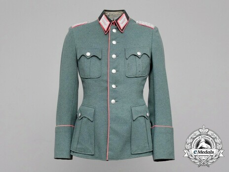 German Army Armoured Officer's Piped Field Tunic Obverse