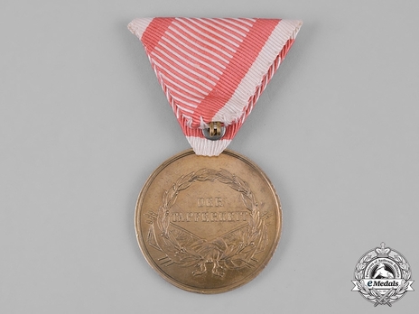 Type VI, Gold Medal (with left facing profile and mustache) Reverse