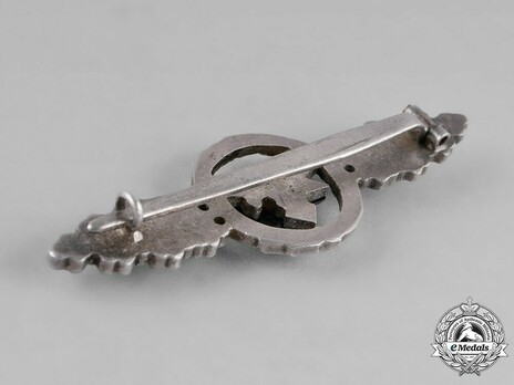 Transport & Glider Clasp, in Silver (in tombac) Reverse