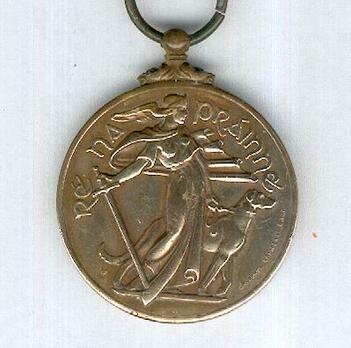 Emergency Service Medal in Bronze (Local Defence Forces) Obverse