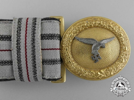 Luftwaffe General Ranks 1st Pattern Brocade Belt Buckle Obverse