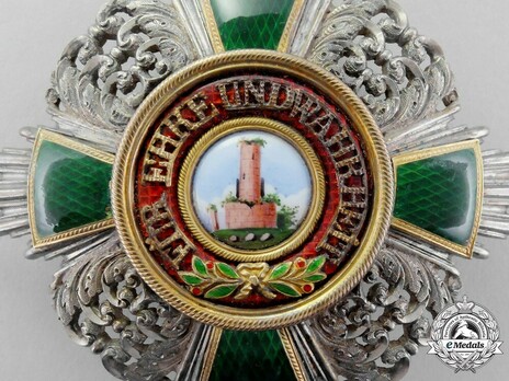 Order of the Zähringer Lion, Commander Breast Star (in silver and silver gilt) Obverse Detail