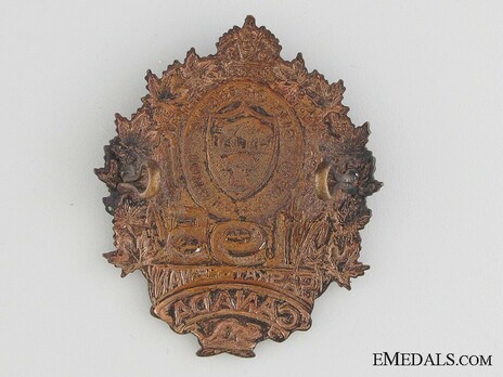 195th Infantry Battalion Other Ranks Cap Badge Reverse