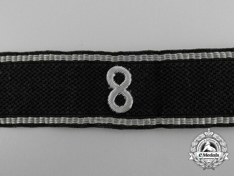 Allgemeine SS 8th Standarte Cuff Title Obverse