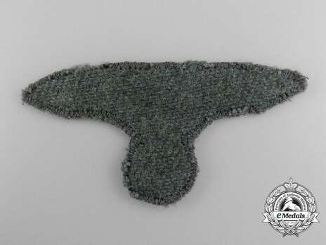 Waffen-SS 2nd pattern NCO/EM's Sleeve Eagle (BeVo weave) Reverse