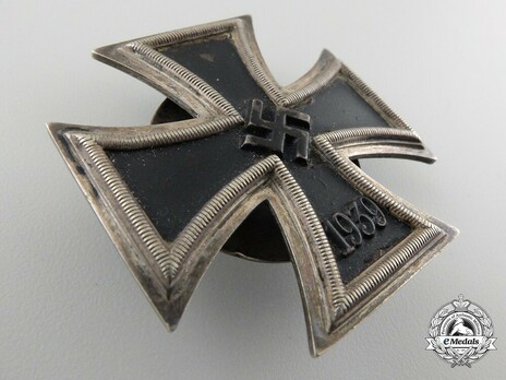 Iron Cross I Class, by Gebrüder Godet (L/50, screwback) Obverse